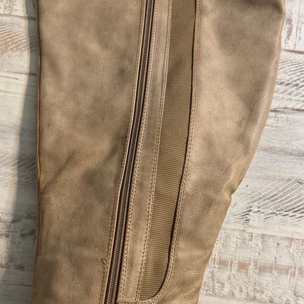 Torrid Tan Over the Knee Boots - Picture 2 of 2